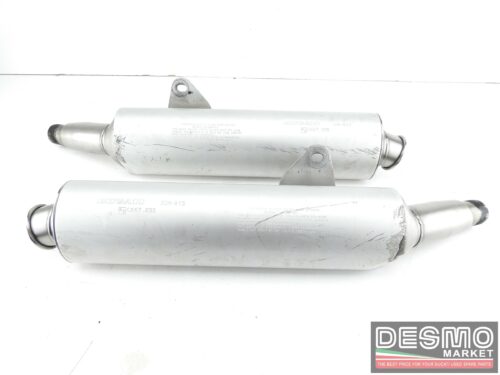 Coppia silenziatori scarico Ducati Monster 600 750 900 1994 1997