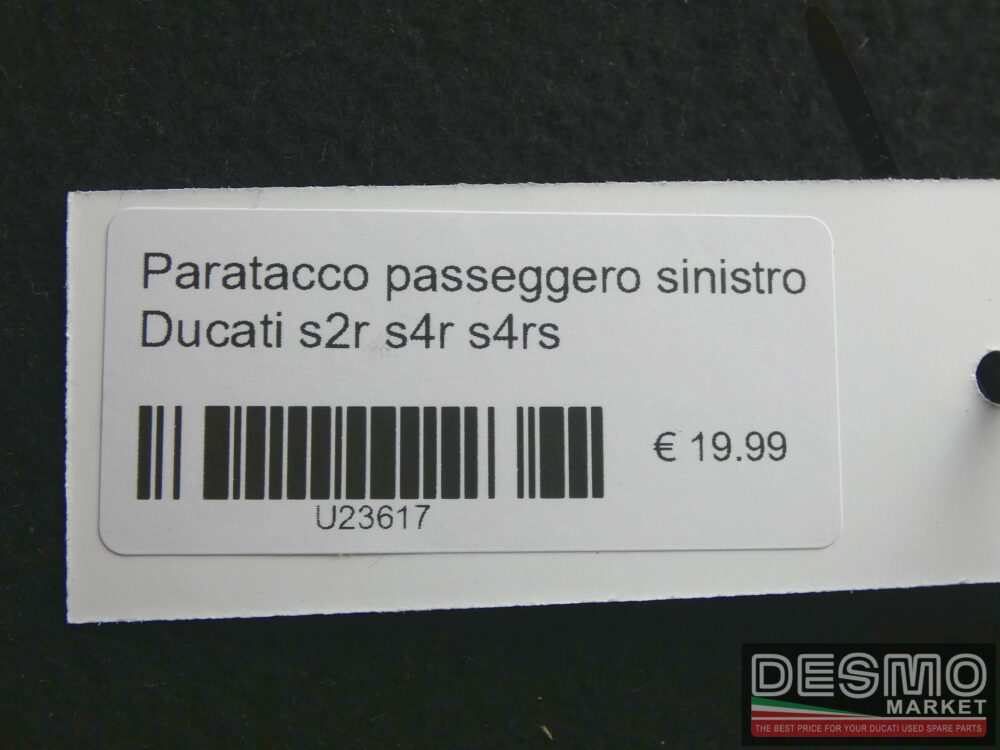 Paratacco passeggero sinistro Ducati s2r s4r s4rs