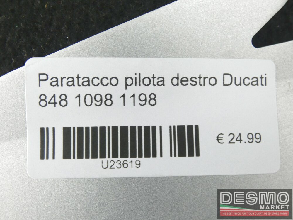 Paratacco pilota destro Ducati 848 1098 1198