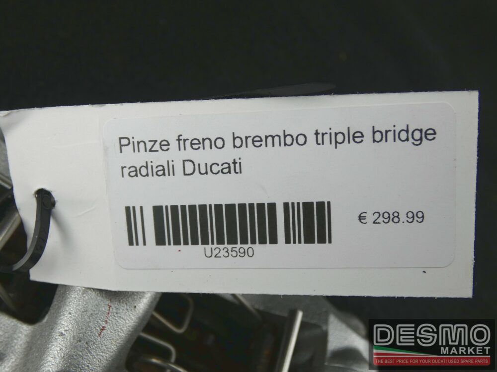 Pinze freno brembo triple bridge radiali Ducati
