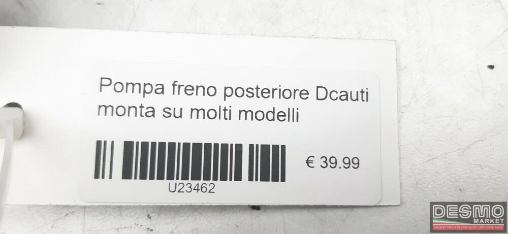 Pompa freno posteriore Ducati monta su molti modelli