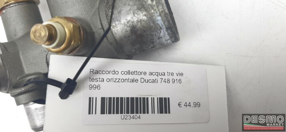 Raccordo collettore acqua tre vie testa orizzontale Ducati 748 916 996