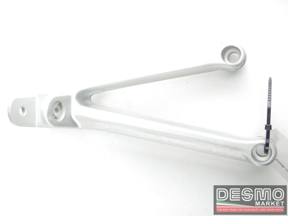 Right passenger footrest bracket Ducati 749 999