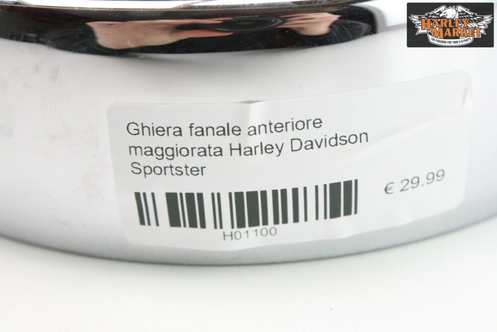 Ghiera fanale anteriore maggiorata Harley Davidson Sportster