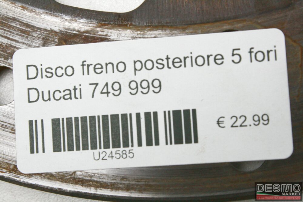 Disco freno posteriore 5 fori Ducati 749 999