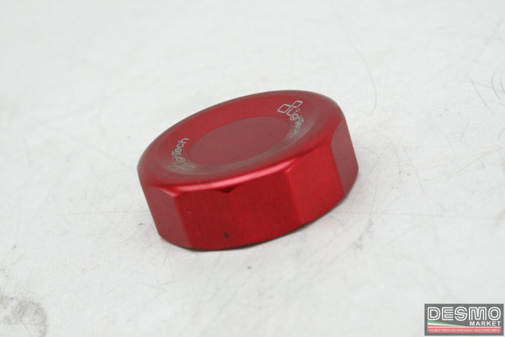 Tappo pompa frizione ergal rosso Lightech Ducati