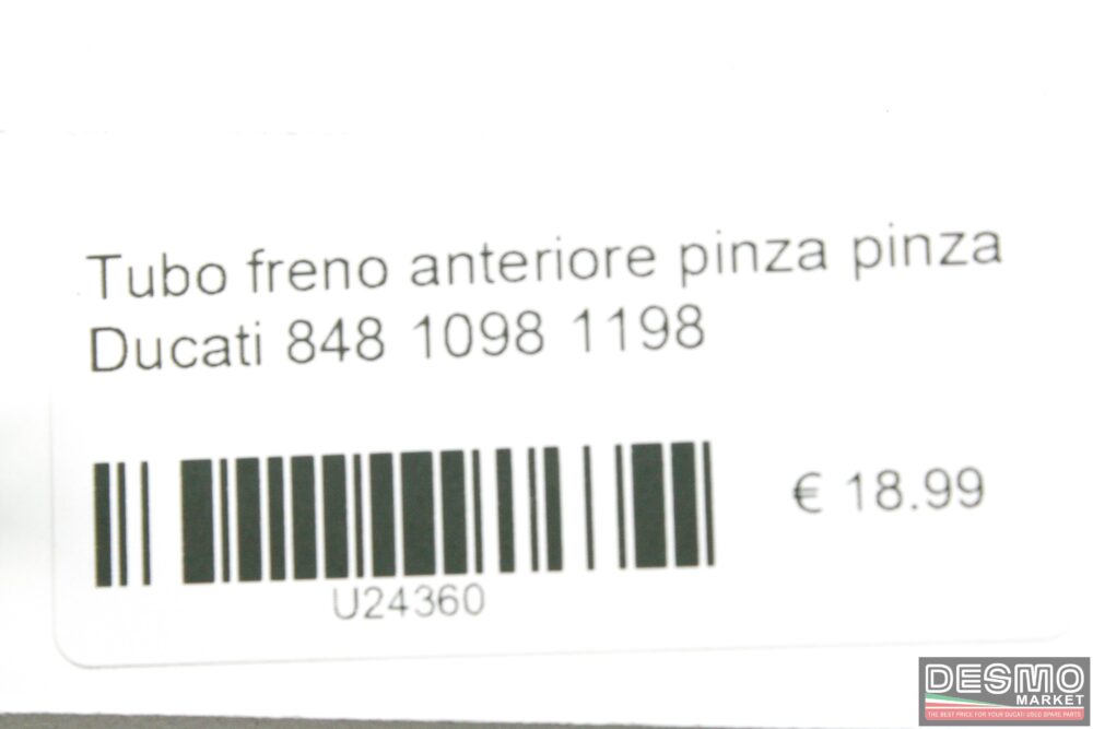 Tubo freno anteriore pinza pinza Ducati 848 1098 1198