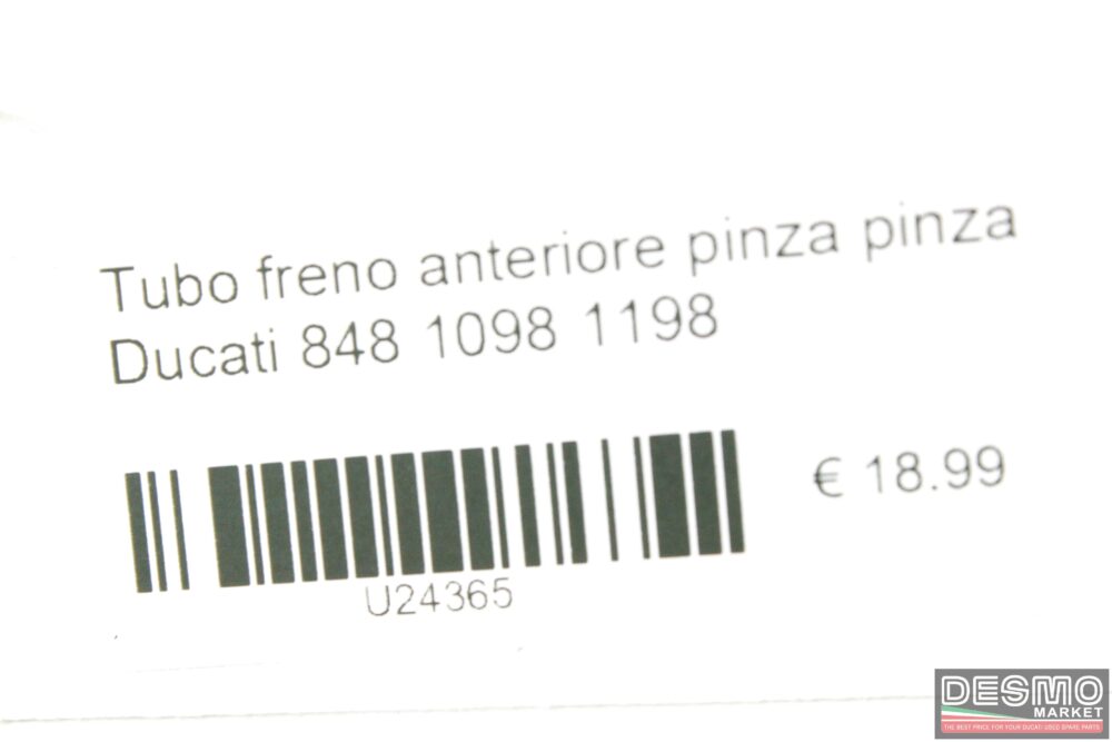 Tubo freno anteriore pinza pinza Ducati 848 1098 1198