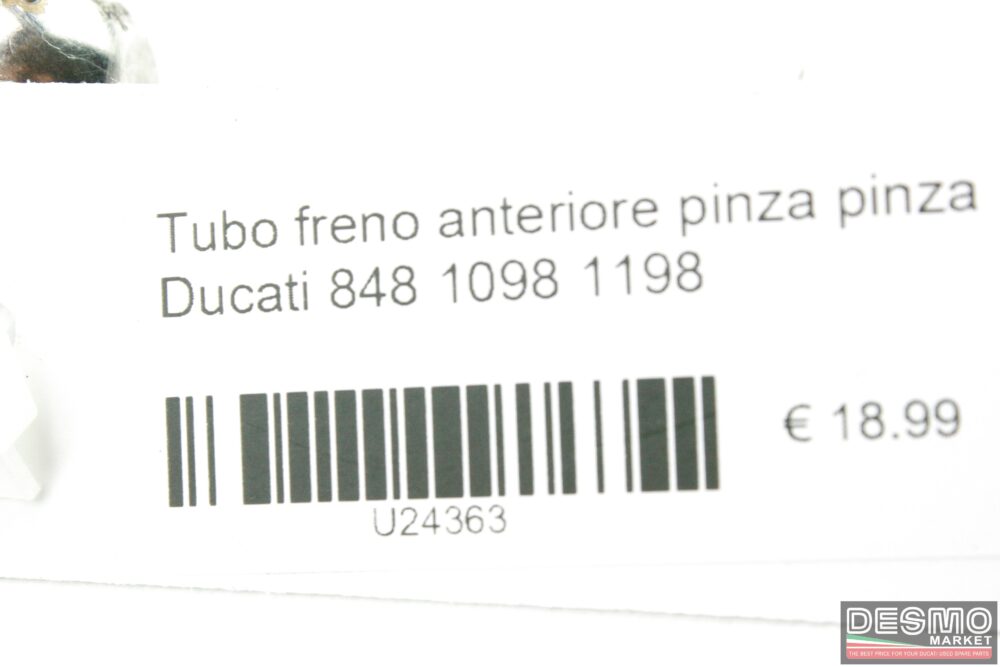 Tubo freno anteriore pinza pinza Ducati 848 1098 1198