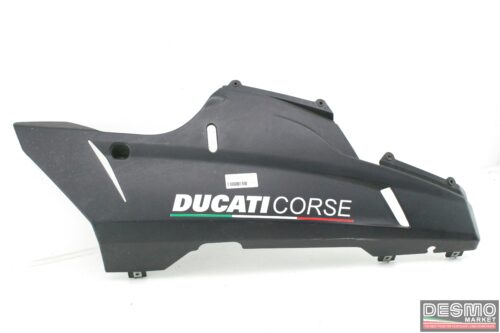 Carena bassa destra nera Ducati 848 198 1198