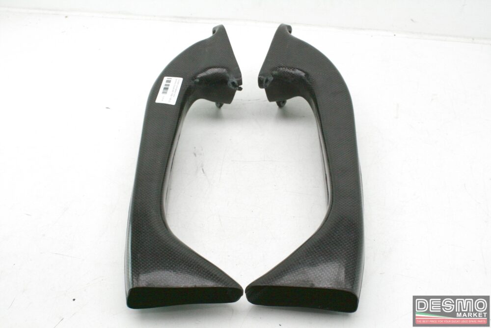 Condotti convogliatori aria carbonio Ducati 848 1098 1198 (G)