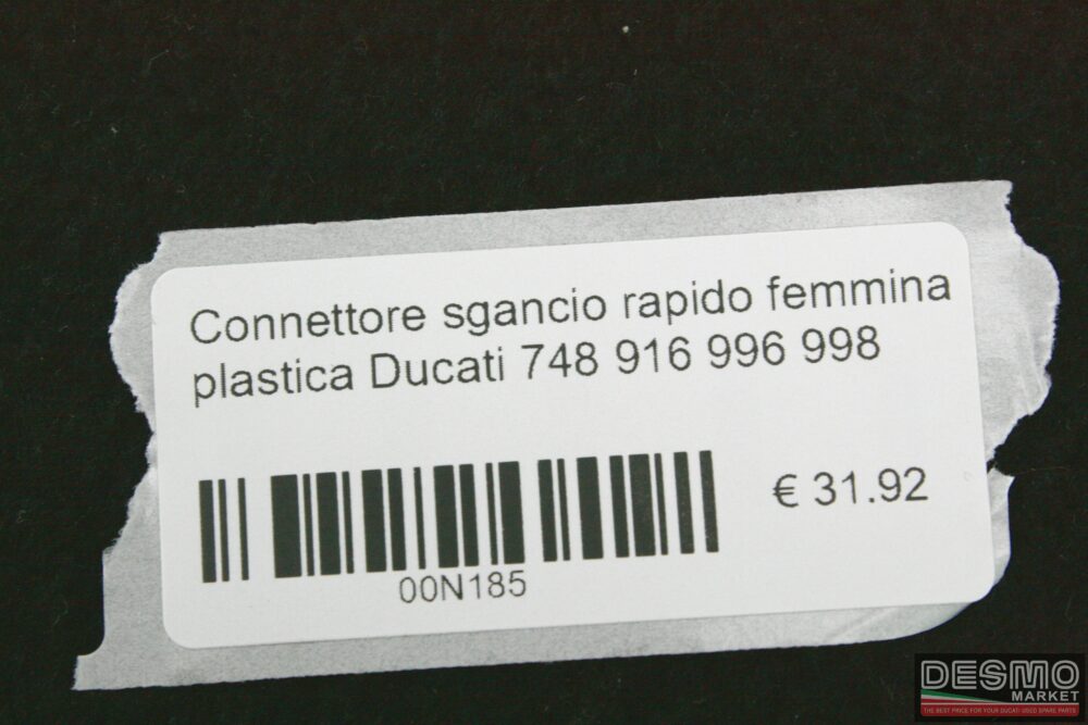 Connettore sgancio rapido femmina plastica Ducati 748 916 996 998