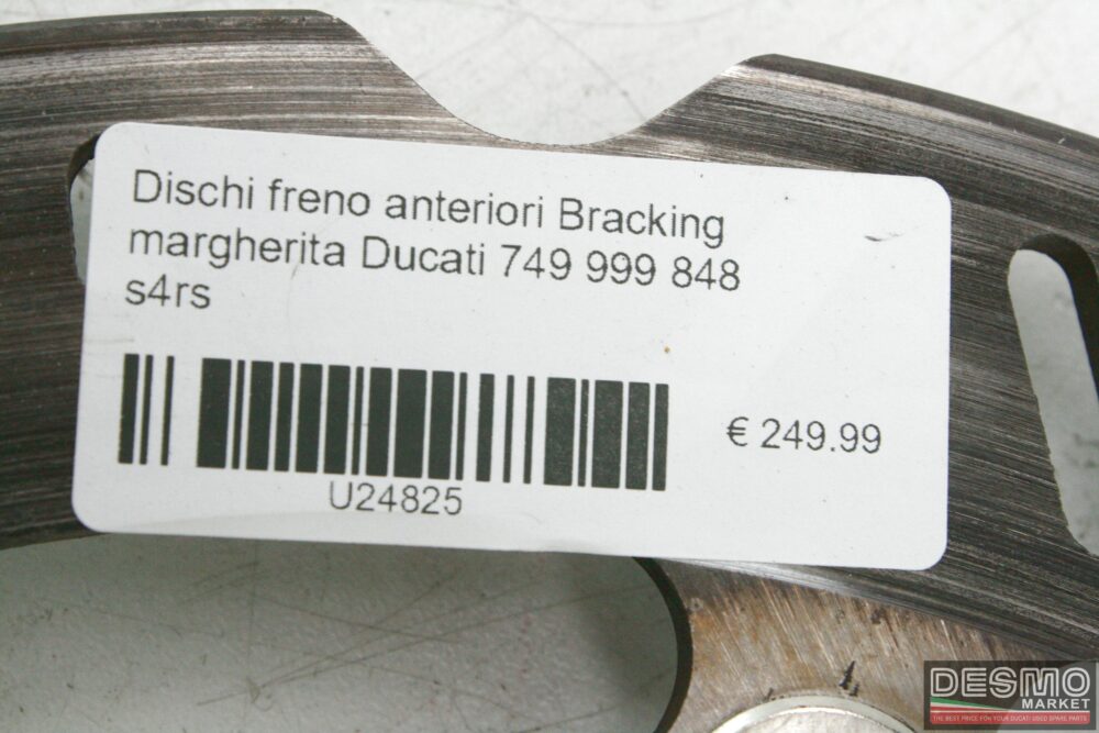 Dischi freno anteriori Bracking margherita Ducati 749 999 848 s4rs