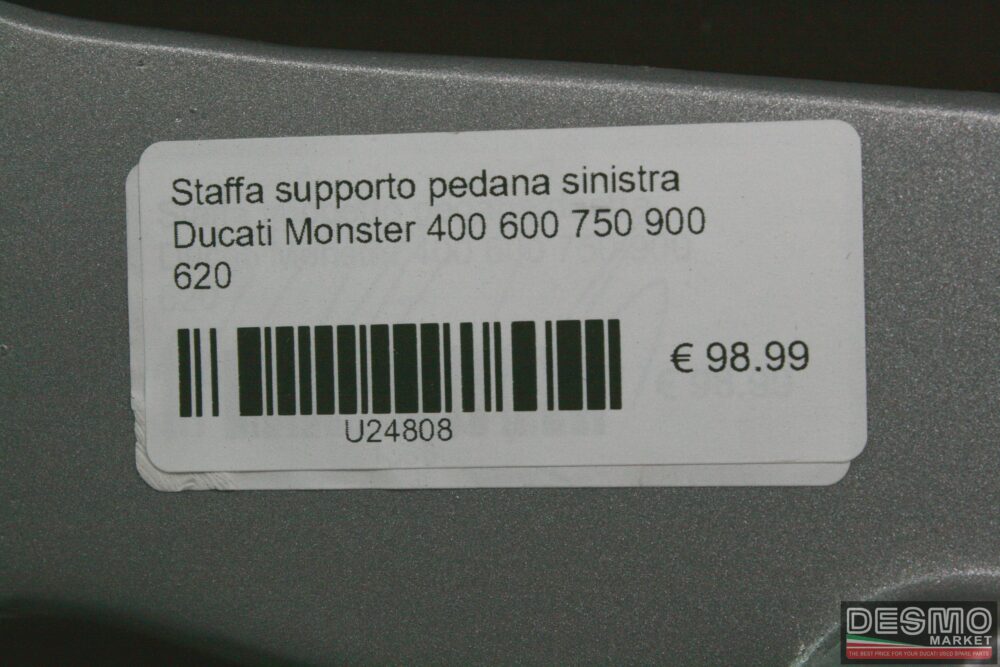 Staffa supporto pedana sinistra Ducati Monster 400 600 750 900 620
