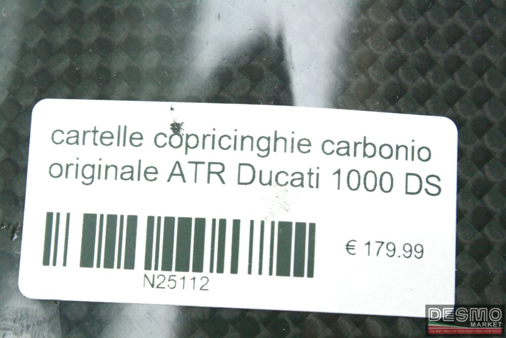 Cartelle copricinghie carbonio originale ATR Ducati 1000 DS
