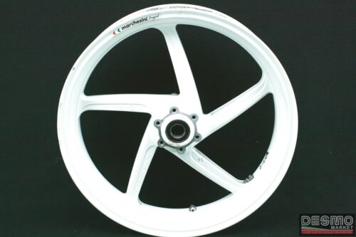 Cerchio anteriore bianco 5 razze Marchesini Ducati 748 996 998 s4 s4r