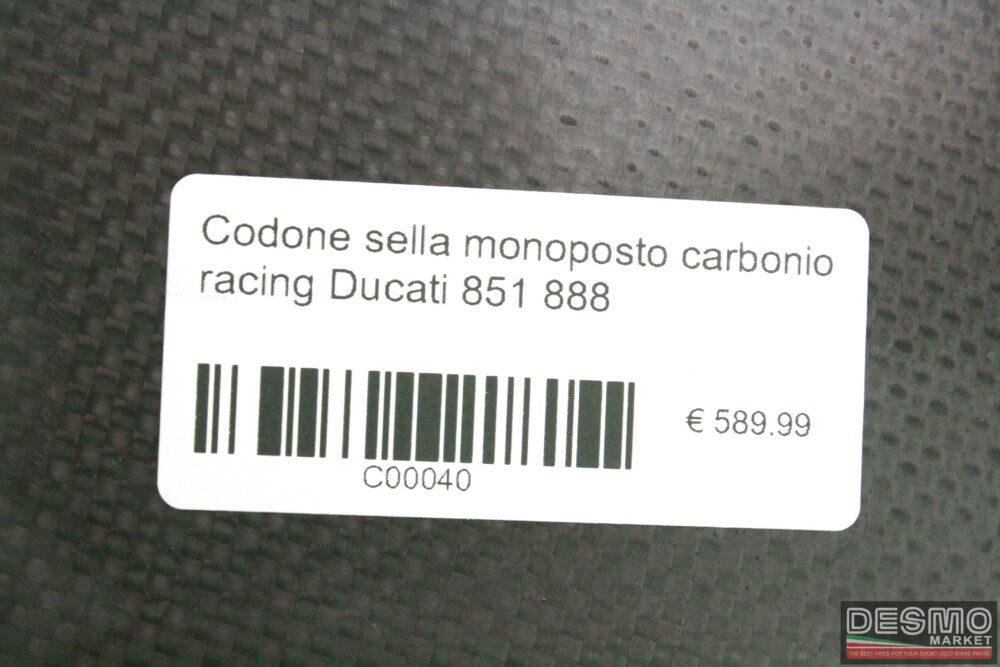 Codone sella monoposto carbonio racing Ducati 851 888