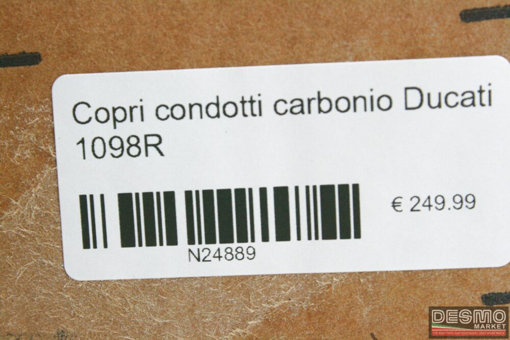 Copri condotti carbonio Ducati 1098R