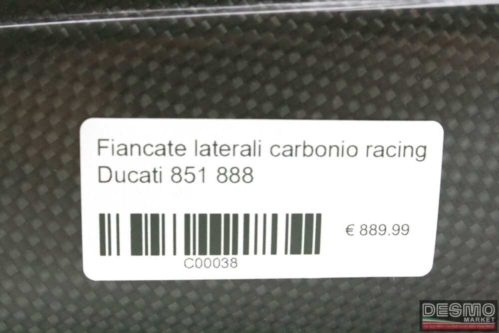 Fiancate laterali carbonio racing Ducati 851 888