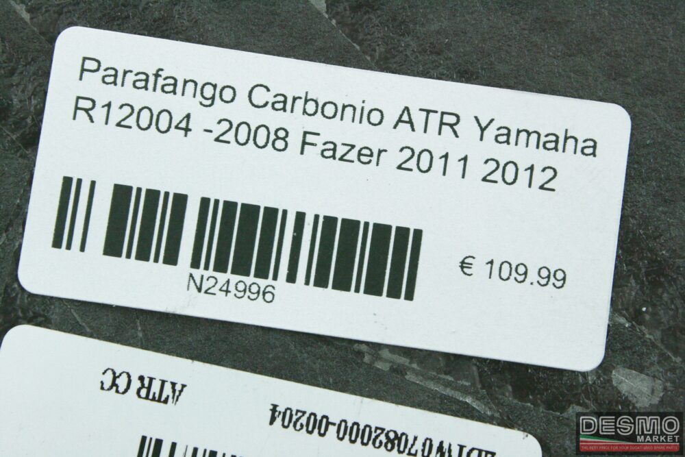 Parafango carbonio ATR Yamaha R1 2004 -2008 Fazer 2011 2012