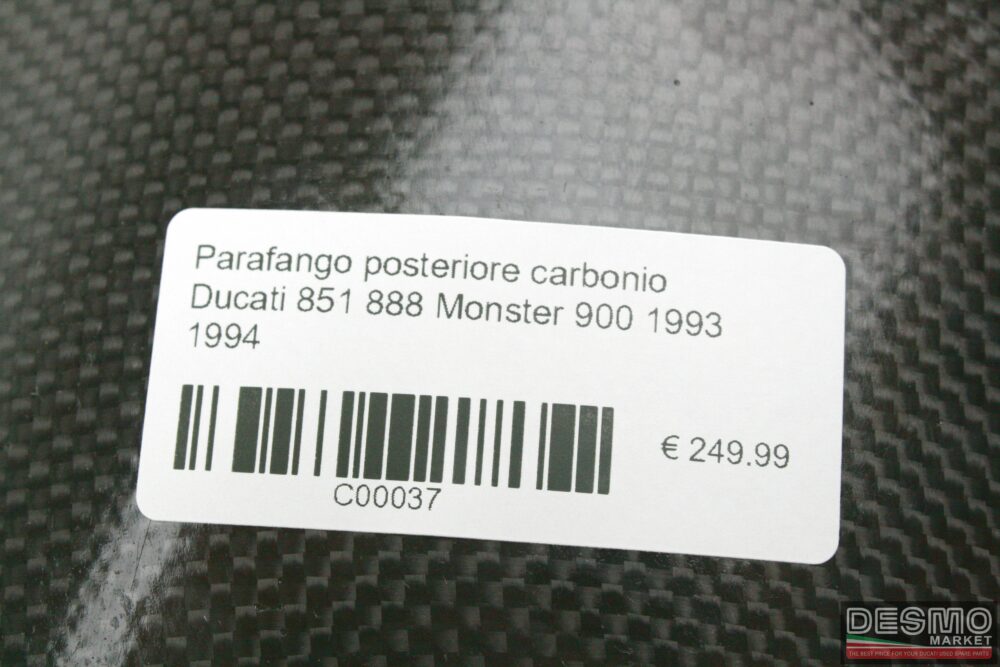Parafango posteriore carbonio Ducati 851 888 Monster 900 1993 1994