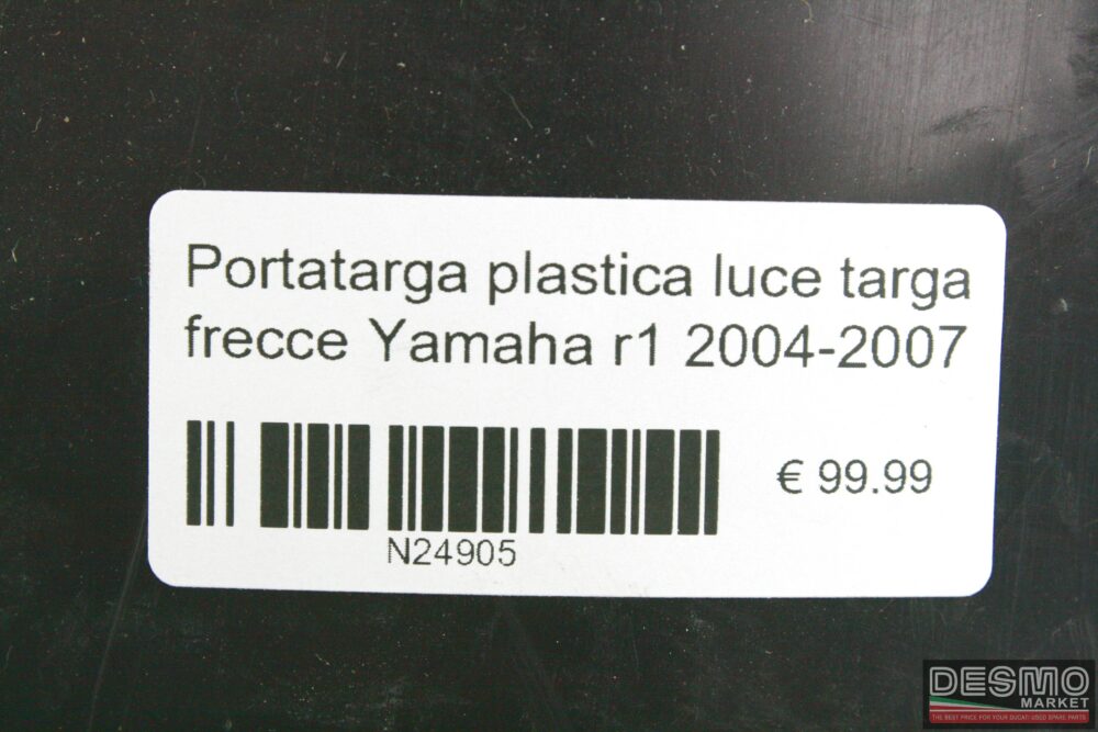 Portatarga plastica luce targa frecce Yamaha r1 2004-2007
