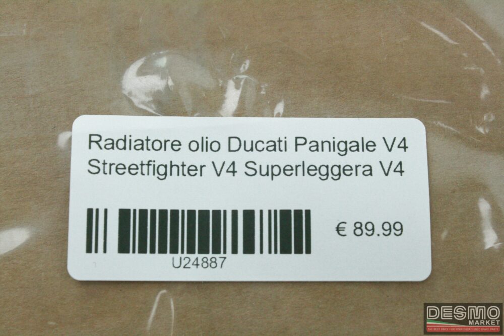 Radiatore olio Ducati Panigale V4 Streetfighter V4 Superleggera V4