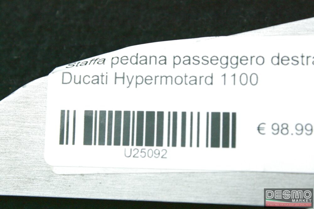 Staffa pedana passeggero destra Ducati Hypermotard 1100