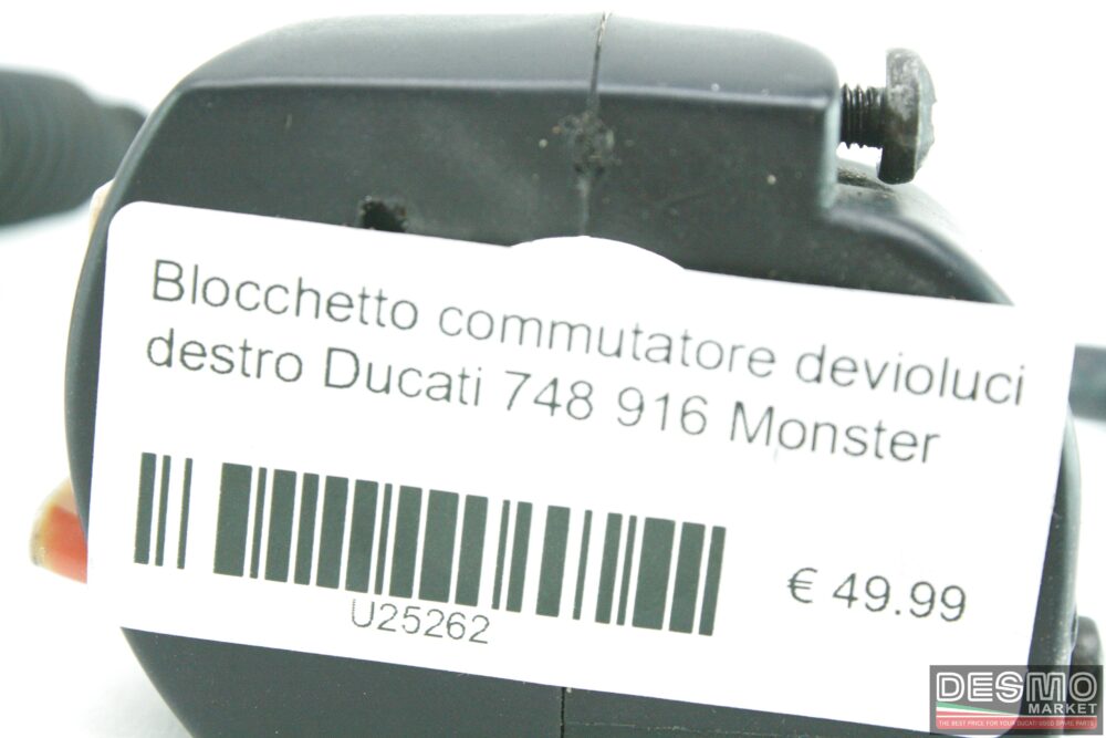 Blocchetto commutatore devioluci destro Ducati 748 916 Monster