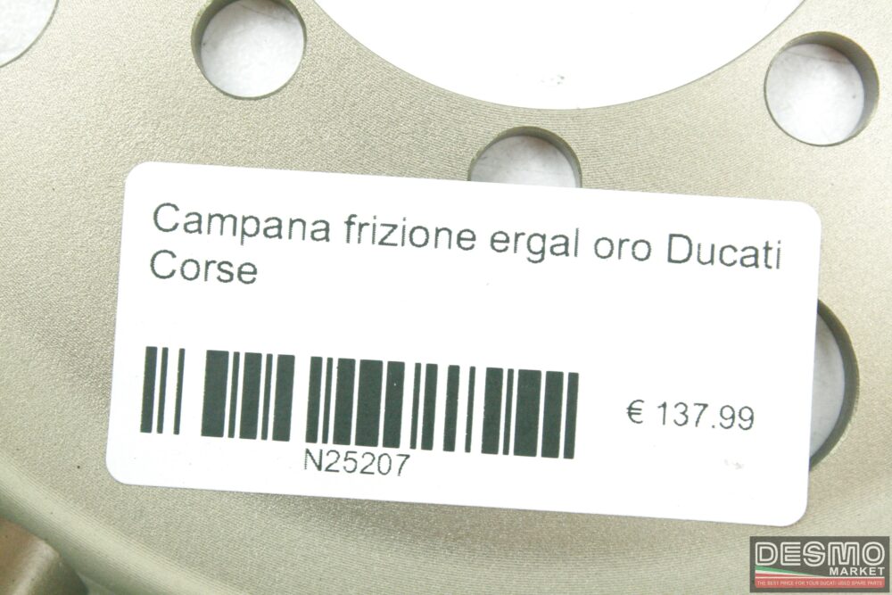 Campana frizione ergal oro Ducati Corse