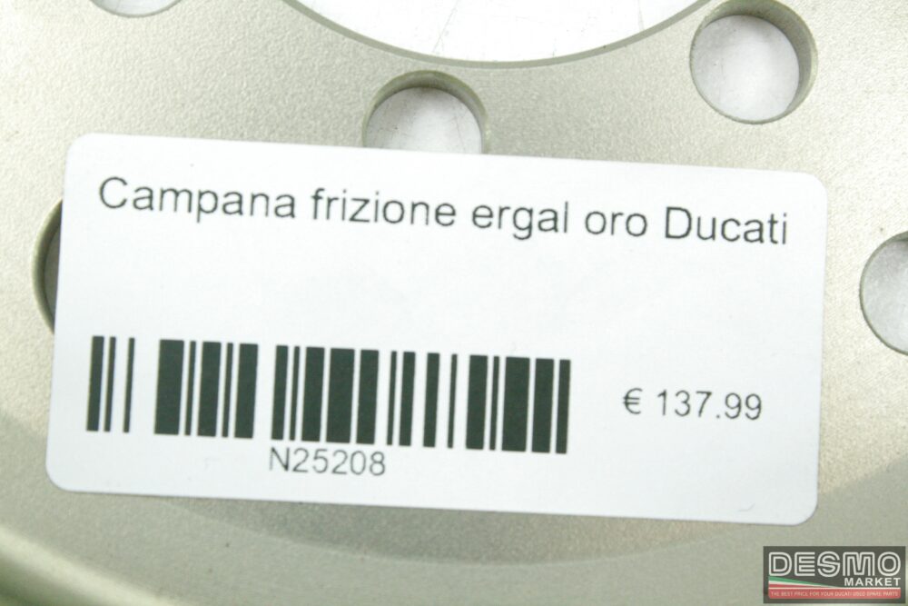 Campana frizione ergal oro Ducati