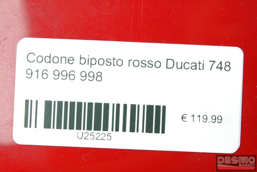 Codone biposto rosso Ducati 748 916 996 998