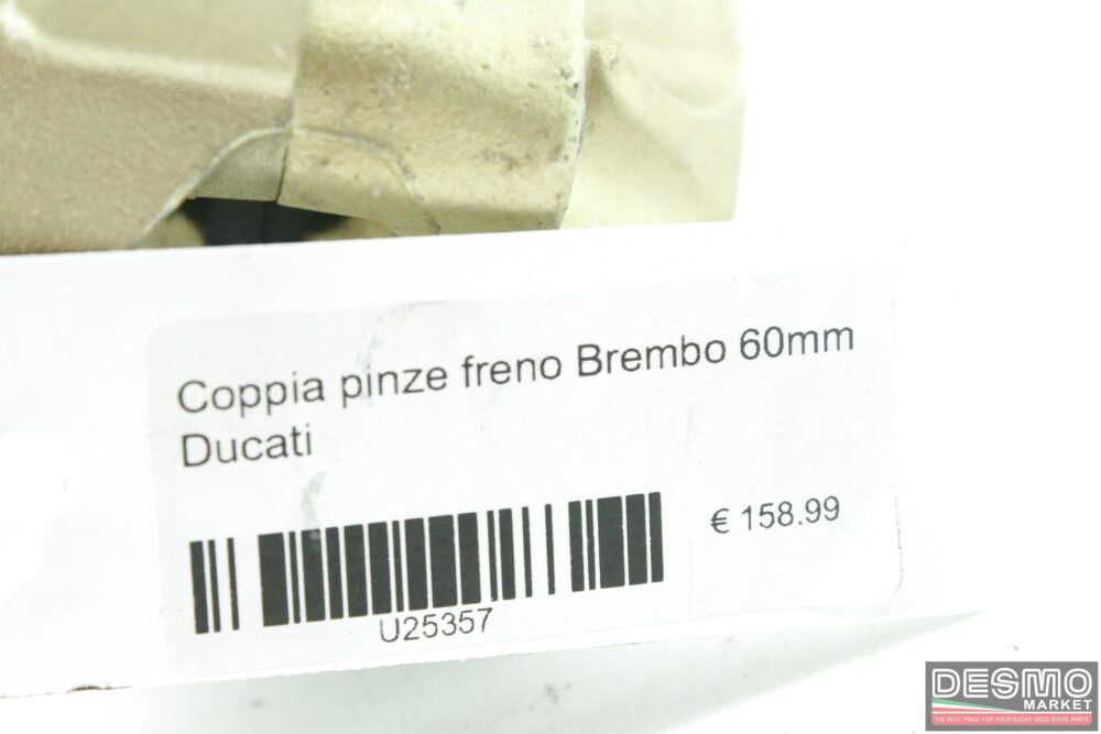 Coppia pinze freno Brembo 60mm Ducati