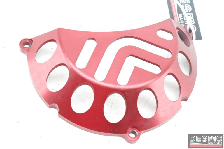 Coprifrizione ergal CNC rosso Ducati tutte le Ducati con frizione a secco