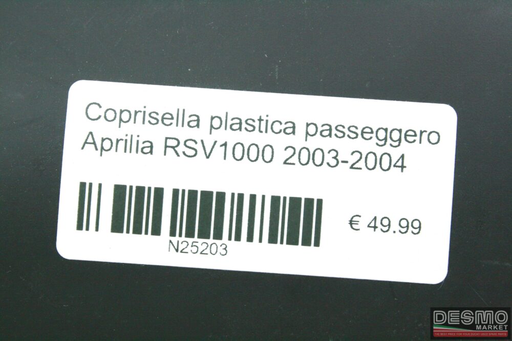 Coprisella plastica passeggero Aprilia RSV1000 2003-2004