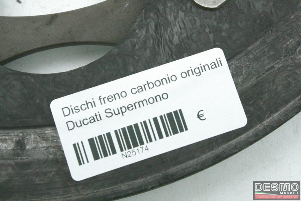 Dischi freno carbonio originali Ducati Supermono