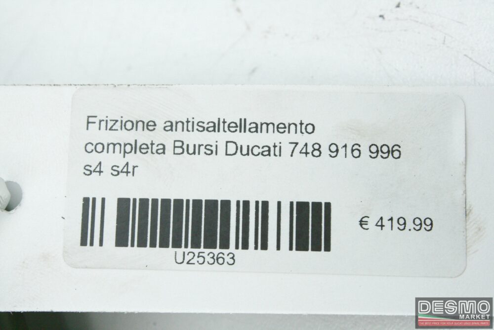 Frizione antisaltellamento completa Bursi Ducati 748 916 996 s4 s4r