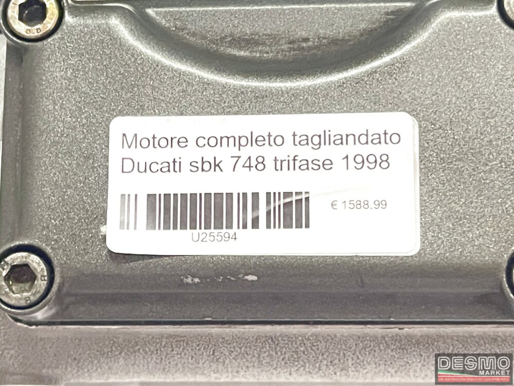 Motore completo tagliandato Ducati sbk 748 trifase 1998