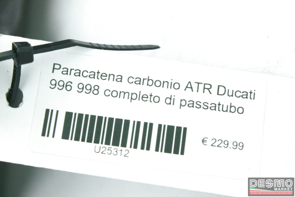 Paracatena carbonio ATR completo di passatubo Ducati 996 998