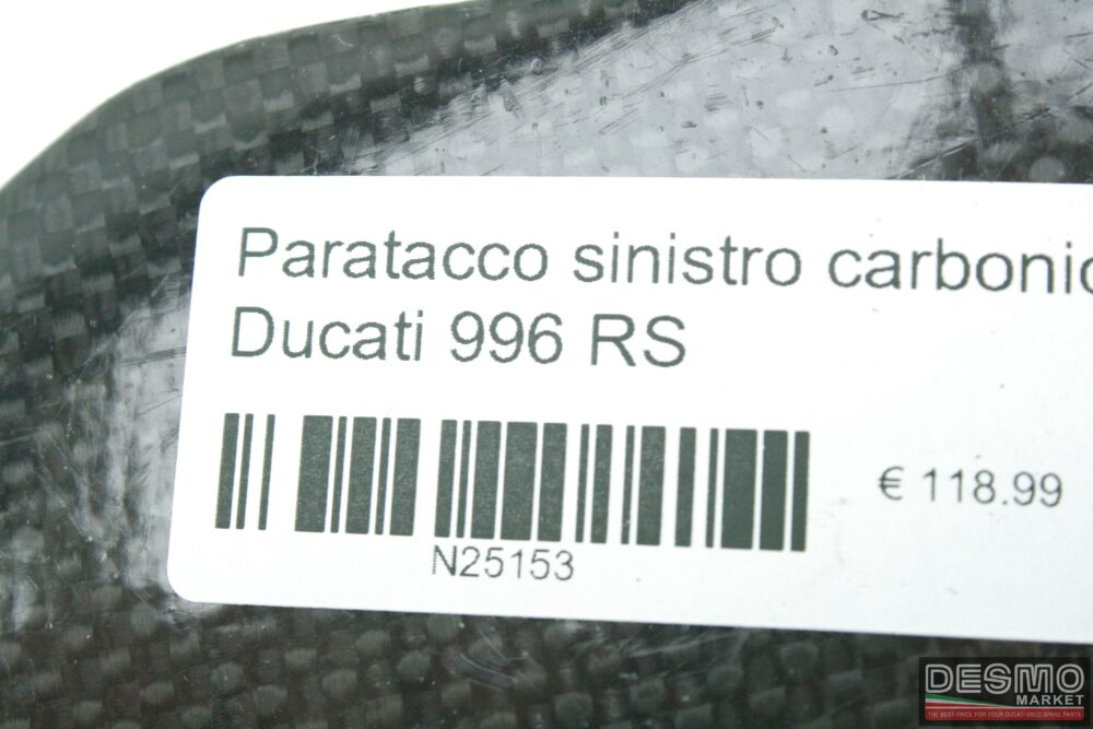 Paratacco sinistro carbonio Ducati 996 RS