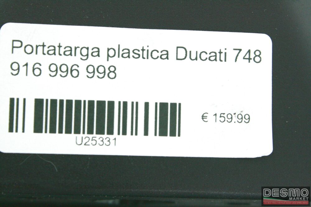 Portatarga plastica Ducati 748 916 996 998