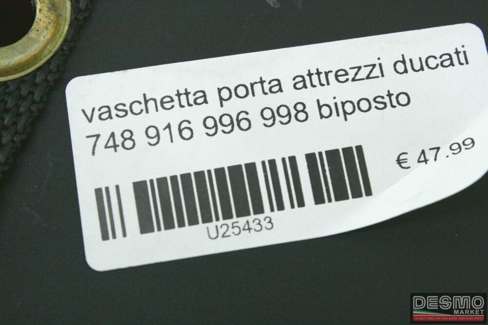 Vaschetta porta attrezzi Ducati 748 916 996 998 biposto