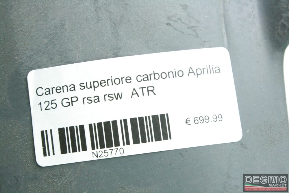 Carena superiore carbonio Aprilia 125 GP rsa rsw  ATR