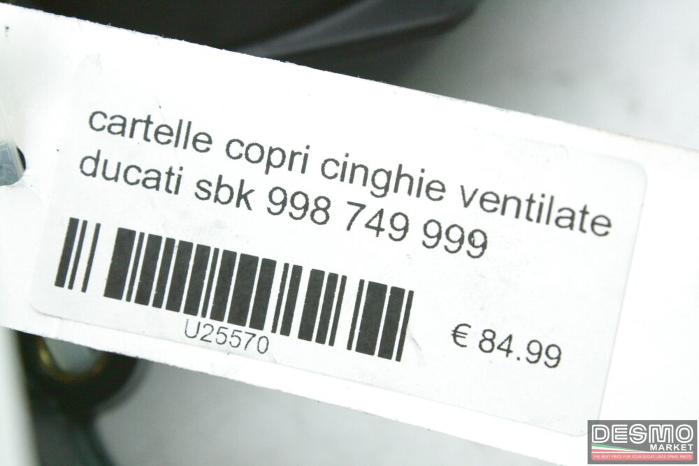 Cartelle copri cinghie ventilate Ducati sbk 998 749 999