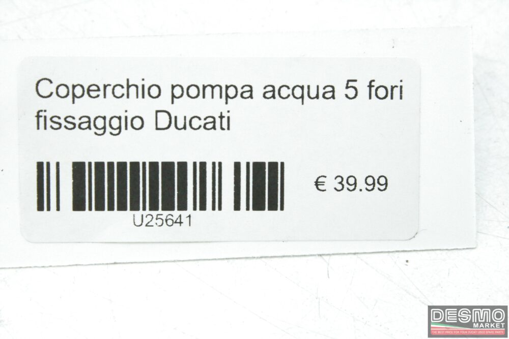 Coperchio pompa acqua 5 fori fissaggio Ducati