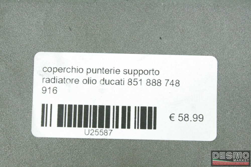 Coperchio punterie supporto radiatore olio Ducati 851 888 748 916