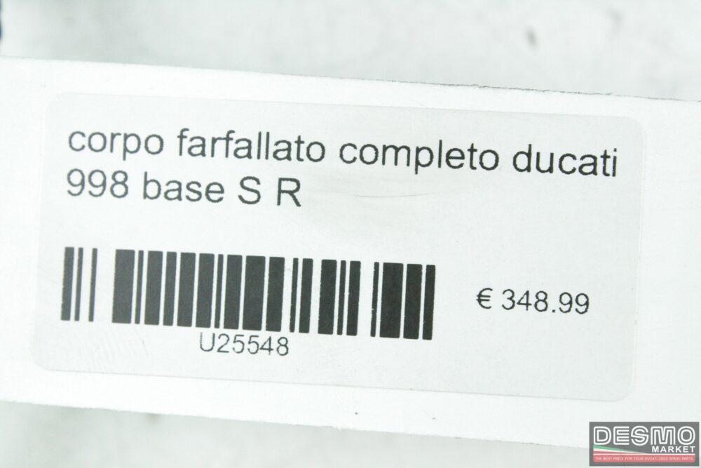 Corpo farfallato completo Ducati 998 base S R