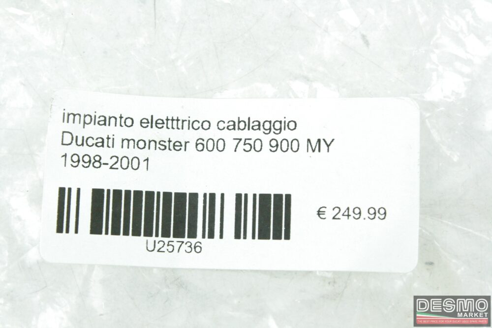 impianto eletttrico cablaggio Ducati monster 600 750 900 MY 1998-2001