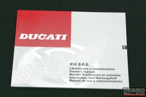 Libretto uso e manutenzione Ducati 916 SPS