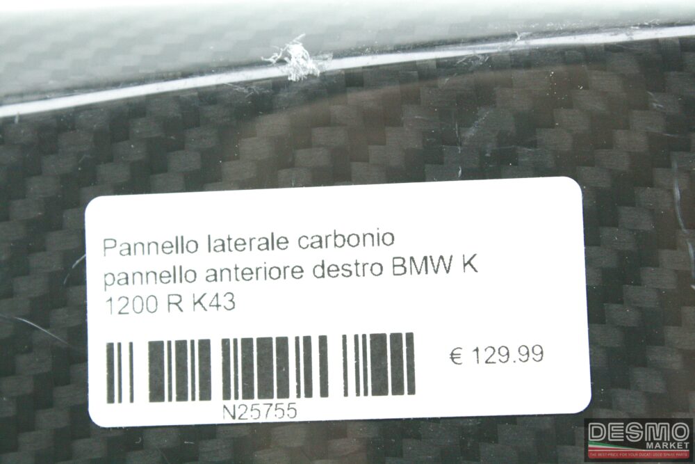 Pannello laterale carbonio pannello anteriore destro BMW K 1200 R K43